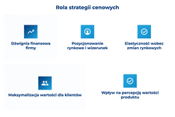 infografika przedstawiaj&#261;ca rol&#281; strategii cenowych