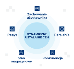 infografika przedstawiająca dynamiczne ustalanie cen
