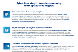 infografika przedstawiaj&#261;ca sytuacje, w kt&oacute;rych zarz&#261;dca sukcesyjny mo&#380;e sprzedawa&#263; maj&#261;tek firmy