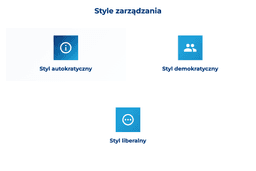 infografika przedstawiaj&#261;ca najwa&#380;niejsze style zarz&#261;dzania