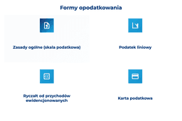 infografika przedstawiaj&#261;ca formy opodatkowania