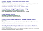wyniki wyszukiwania uzale&#380;nione s&#261; od lokalizacji osoby wpisuj&#261;cej