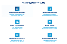 infografika przedstawiaj&#261;ca koszty system&oacute;w wms