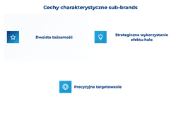 infografika przedstawiająca cechy sub-brands