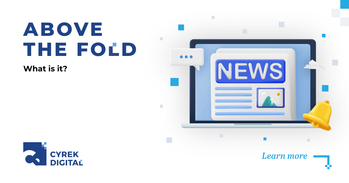 Above The Fold what does it mean?